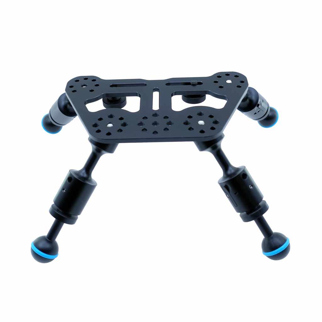 MiniGear Gehäuse Unterwasserstativ - 4-Quick Release-Bein-Set