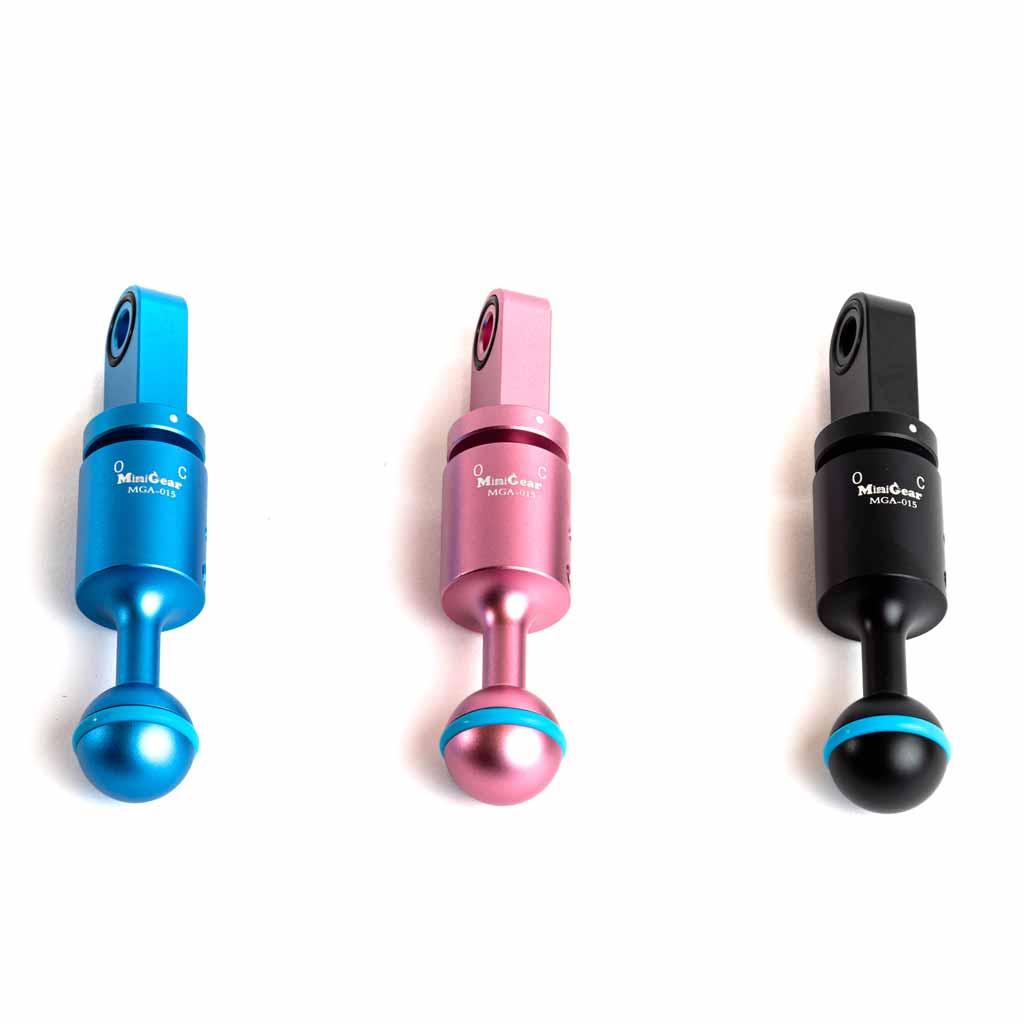[MG-MGA-015YS-P] MiniGear Schnellverschluss-Arm Ball- / YS-Anschluss (Pink)