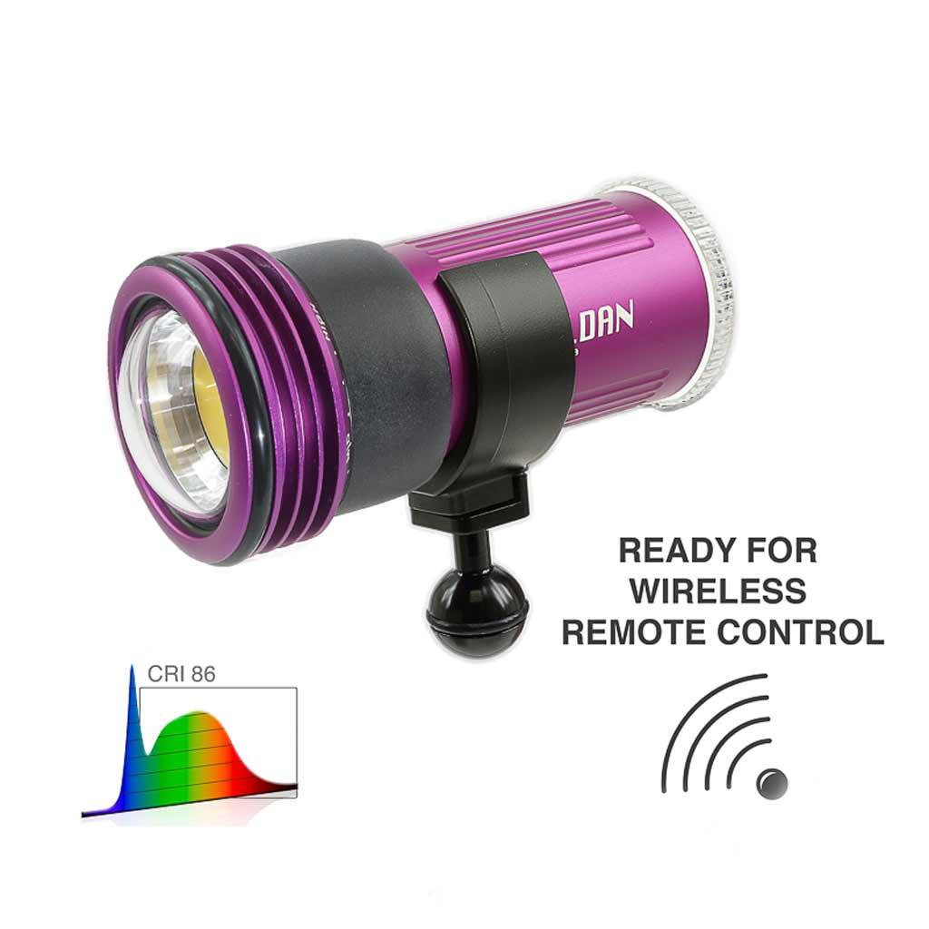 [KD-2027] Keldan Unterwasser-Videolampe 4XR 11'000 lm CRI 86